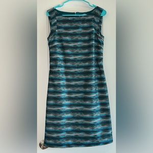 Antonio Melani Blue Shimmer Sheath Dress
